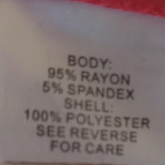 Bright Red Blousy top Size Small - Picture 4 of 4